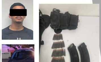 AUTORIDADES DETIENEN A SUJETO Y ASEGURAN MATERIAL BÉLICO EN EL NORTE DE SONORA
