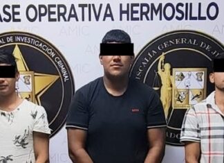 Capturan a cinco implicados por un homicidio y causar lesiones en Hermosillo