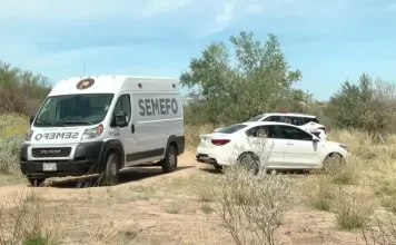 Hallan a Taxista sin vida Rumbo a Mina Nyco en Hermosillo