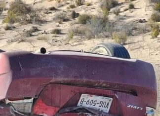 ACCIDENTE AUTOMOVILÍSTICO DEJA A TRES PERSONAS SIN VIDA Y DOS PERSONAS LESIONADAS MAS EN CARRETERA DE PUERTO PEÑASCO