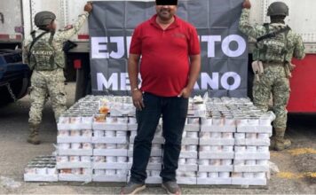 ASEGURAN MAS DE 400 KILOS DE METANFETAMINA OCULTOS EN LATAS DE MANGO EN ALMÍBAR