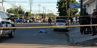 ASESINAN A PERSONA, BALEAN A OTRA Y RAFAGUEAN VIVIENDA EL FIN DE SEMANA